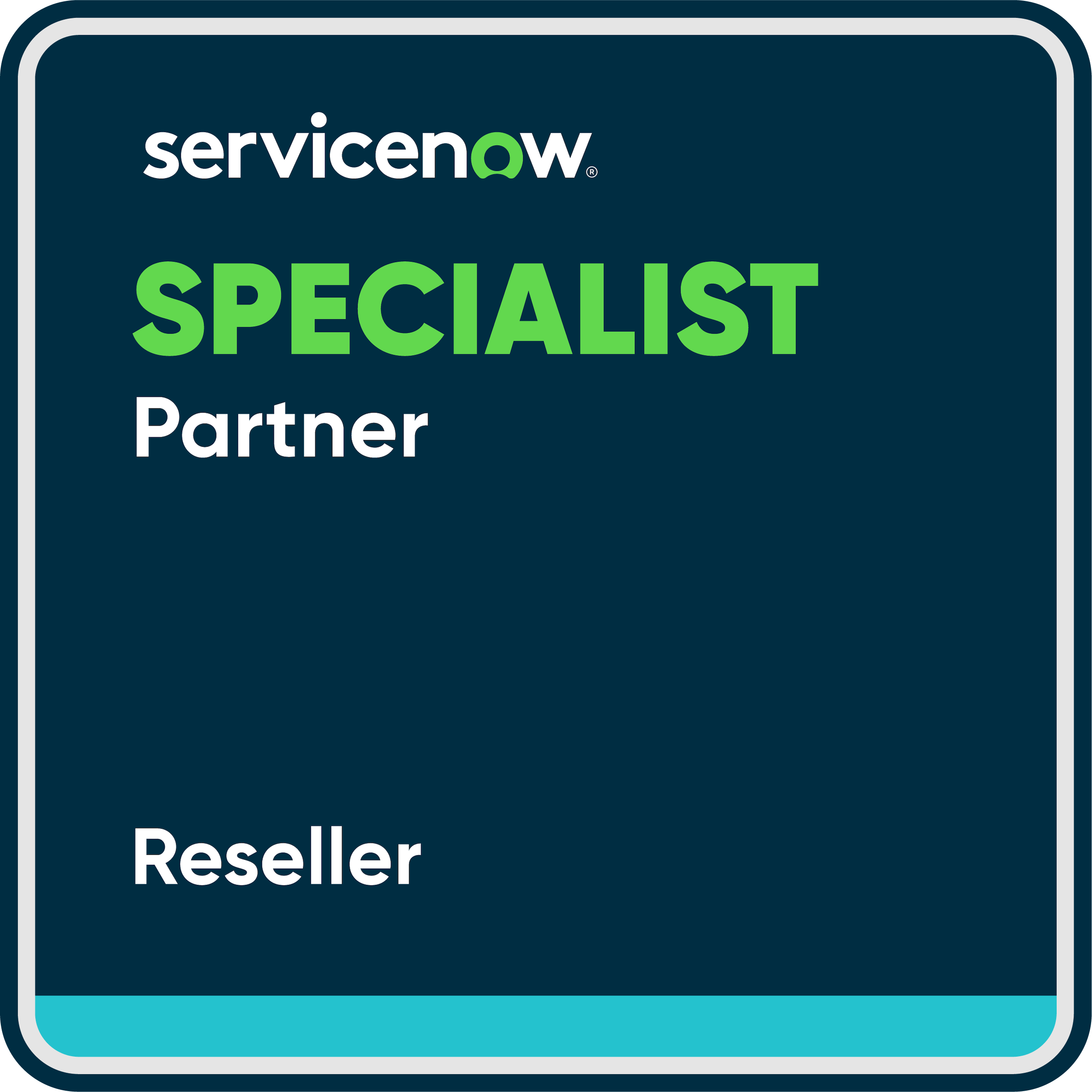 servicenow reseller badge